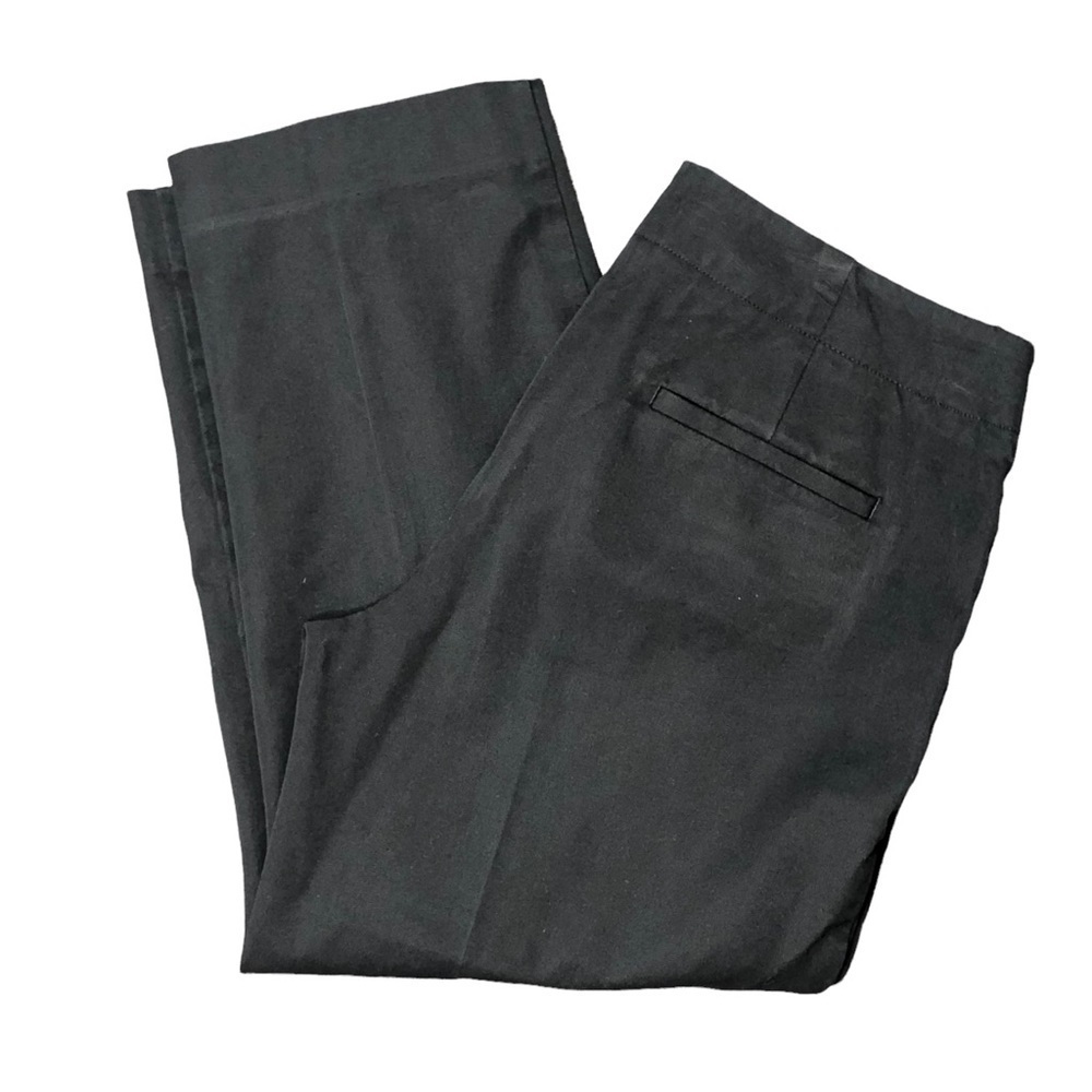 Talbots Outlet signature black Capri pants stretch 4